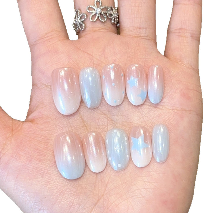 Elegant artificial nails with exceptional gradient color Kalsten