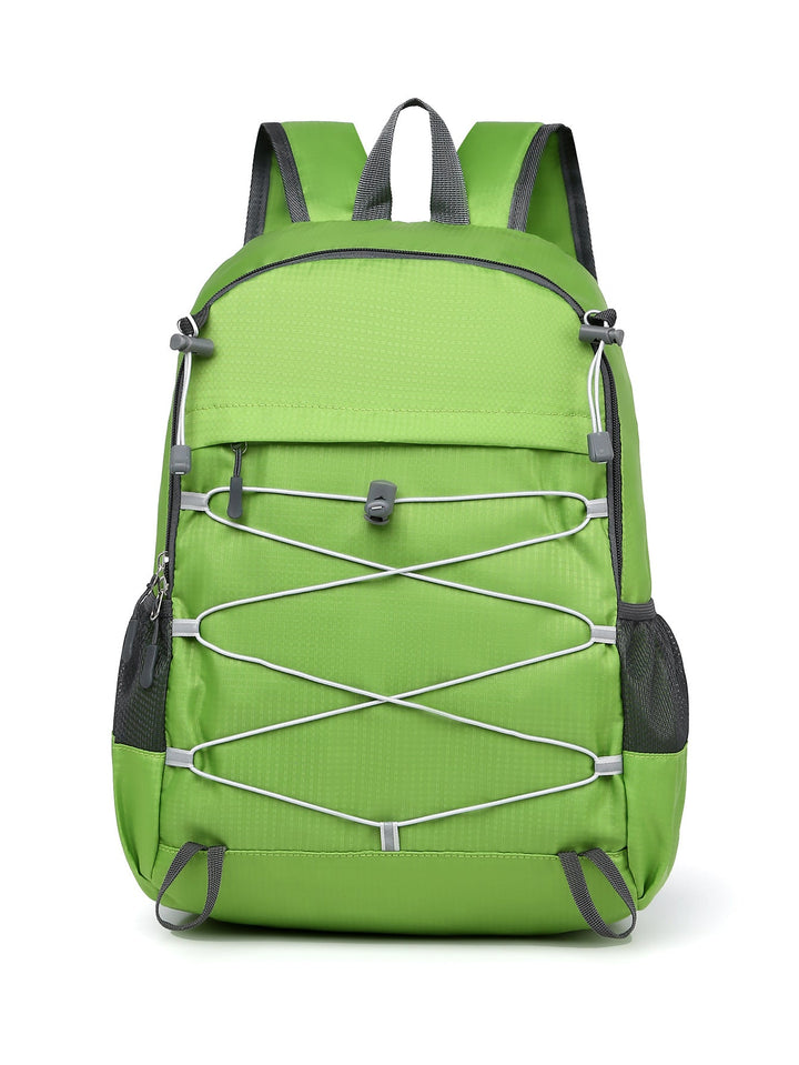 Unisex nan lightweight outdoor backpack with elastic tension strap and mesh side pockets Kalsten