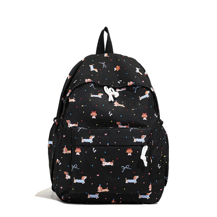 Backpack with Cheerful Dog Motif Kalsten
