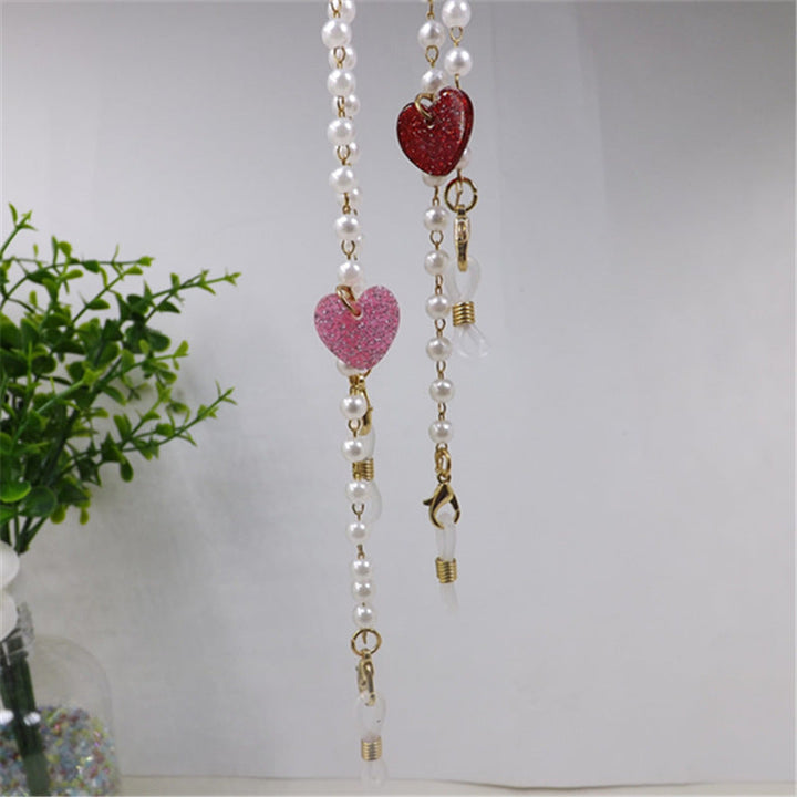 Pearl necklace with heart pendant Kalsten