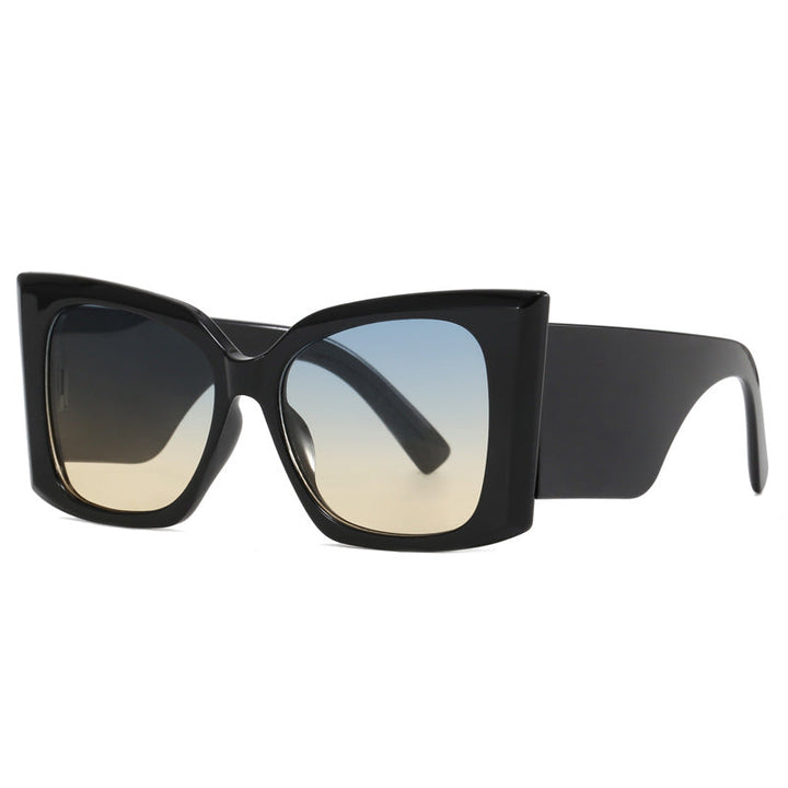 Women fashionable oversized sunglasses with geometric frame Kalsten