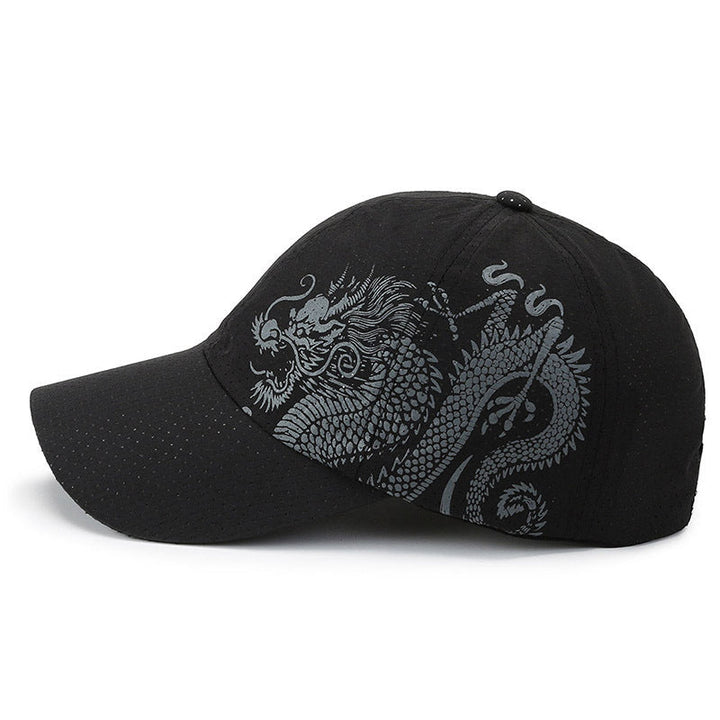 Men's Sports Cap with Dragon Pattern Kalsten