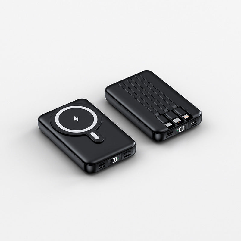 Portable power bank with wireless charging function and digital display Kalsten
