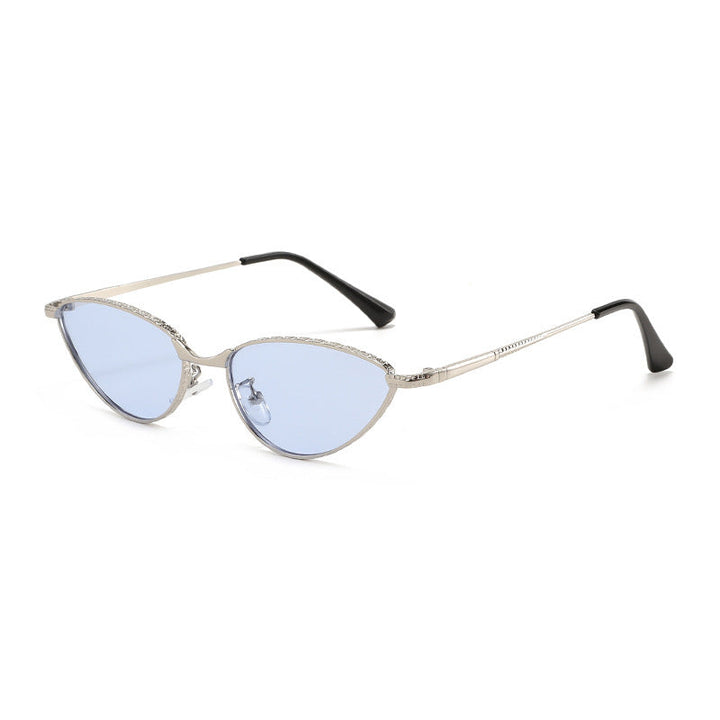Ladies Cat-Eye Sunglasses with Rhinestone-Embellished Frame and Protective Lenses Kalsten