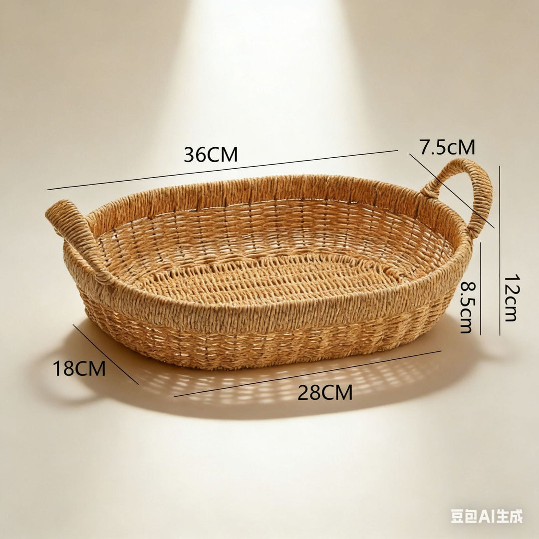 Women's decorative rattan basket Kalsten