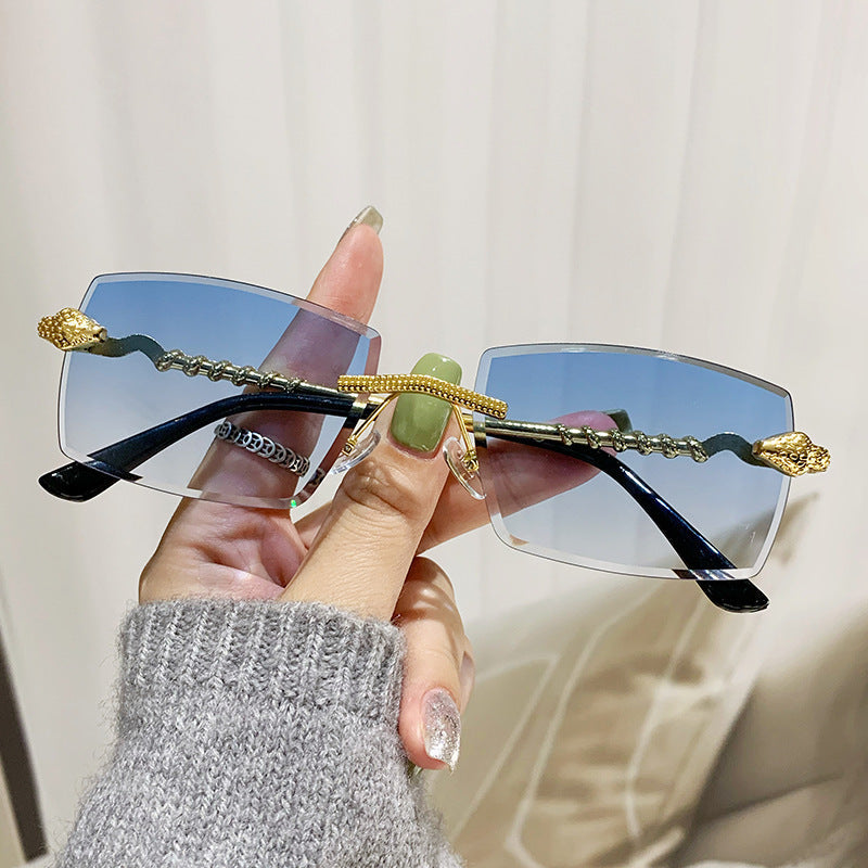 Ladies Designer Glasses with elegant and transparent metal frame Kalsten