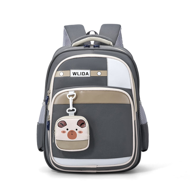 Girls' Cute Cat-Design School Backpack