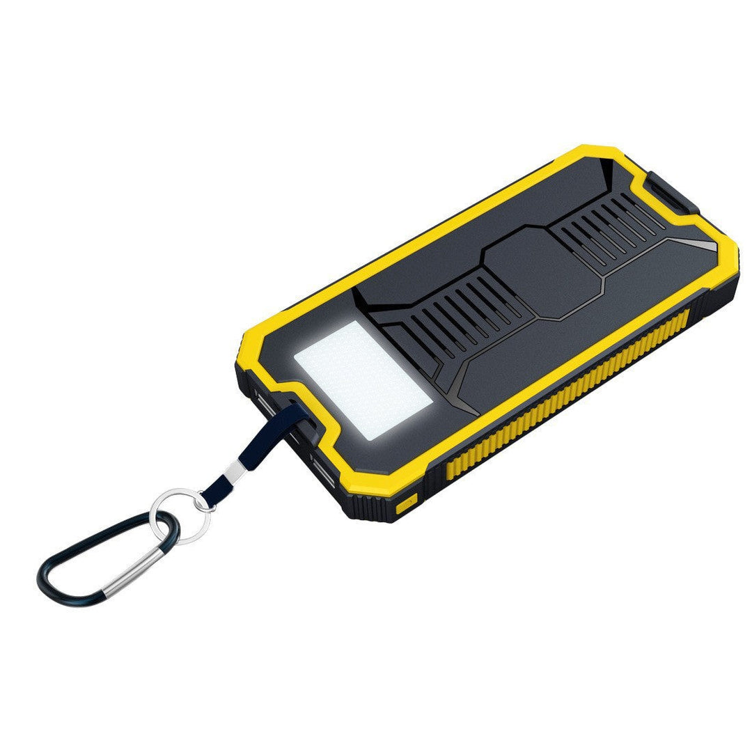 Robust and Portable Solar Power Bank with Integrated LED Lamp Kalsten