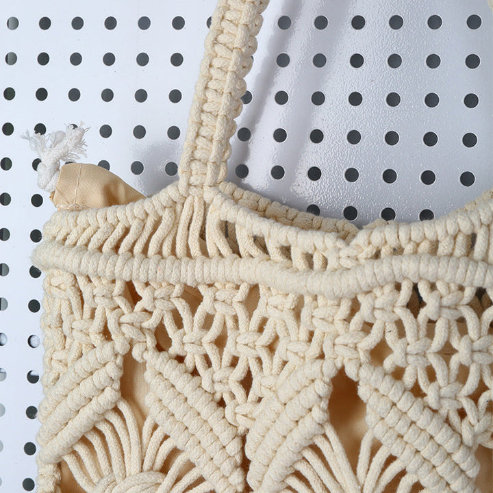 Handcrafted macrame bag with tassels Kalsten