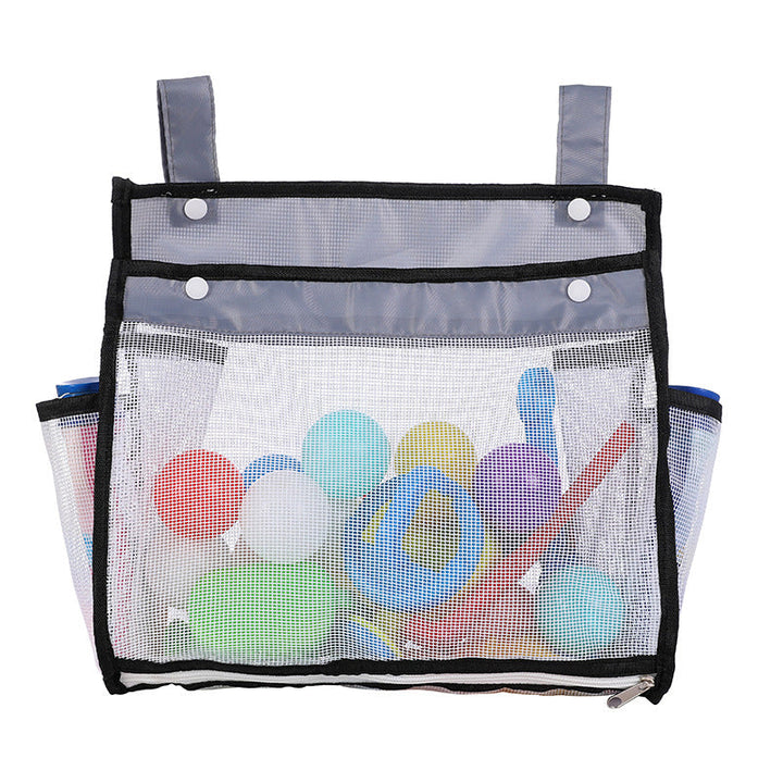 Mesh storage bag with multiple compartments Kalsten