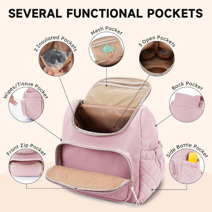 Practical backpack with integrated organizer Kalsten