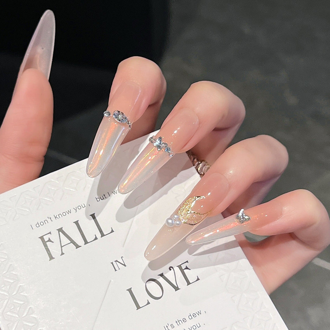 Artistic Acrylic Press-On Nail Designs Kalsten
