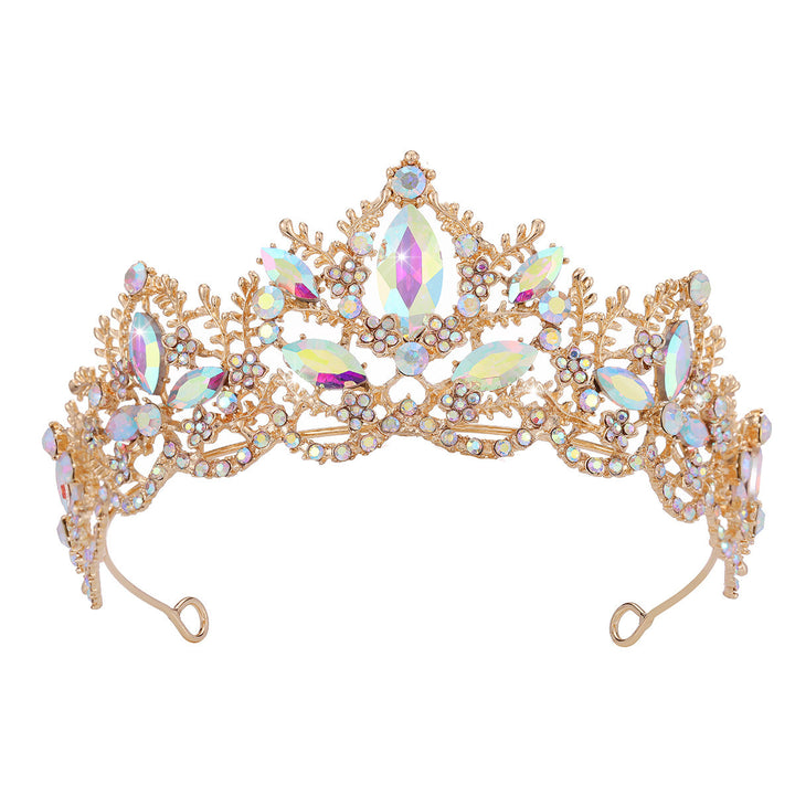 Ladies Glamorous Tiara with Sparkling Crystal Decorations Kalsten
