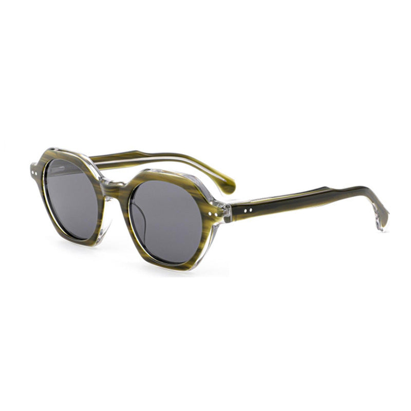 Women's sunglasses in stylish, hexagonal design with sturdy frame and UV protection Kalsten