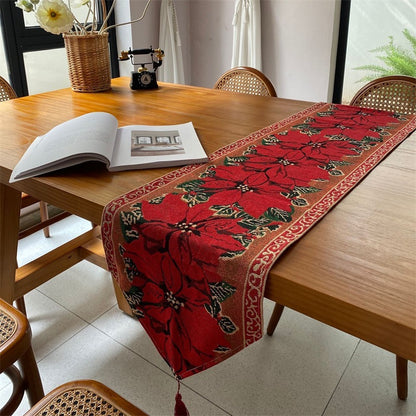 Festive Holiday-Themed Table Runner