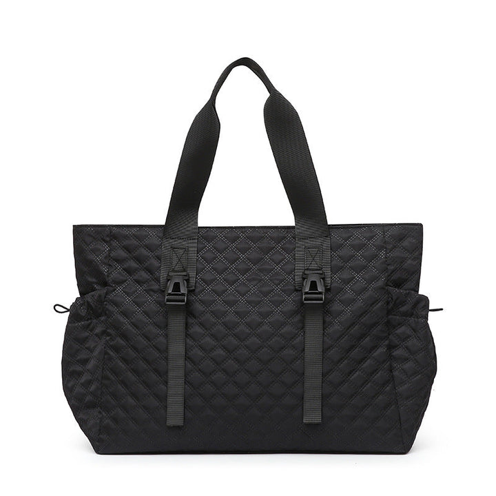 Quilted Multi-Compartment Tote Bag Kalsten