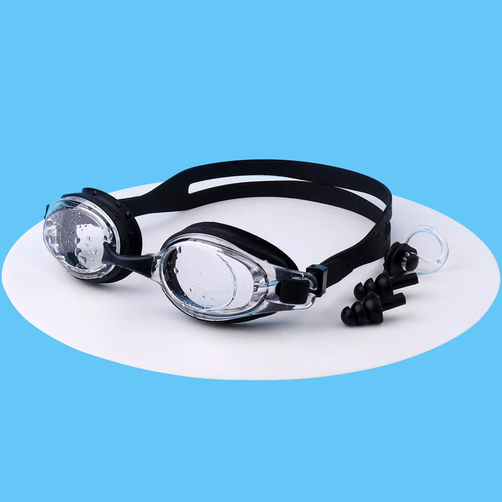 Swimming goggles with integrated ear protection and anti-fog Kalsten
