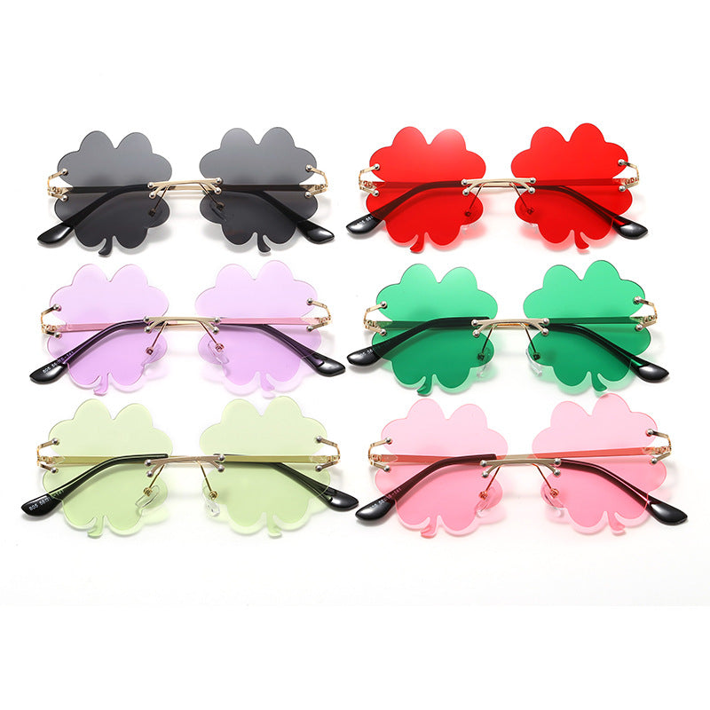 Women playful sunglasses with unique flower frame Kalsten