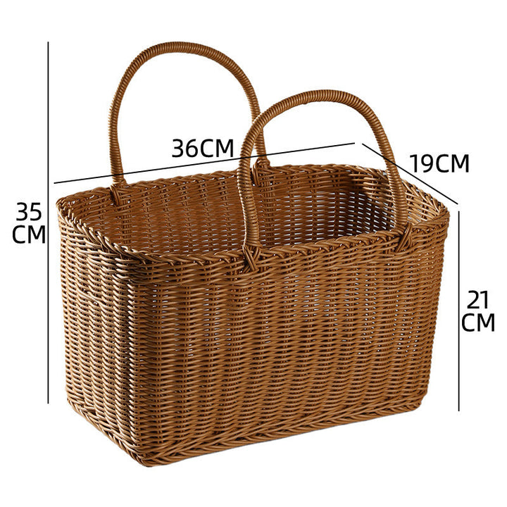 Unisex Large Storage Basket made of Woven Material Kalsten