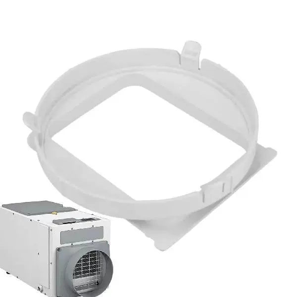 Unisex universal size universal window fan adapter with circular exhaust collar and quick release flange for portable air conditioners Kalsten