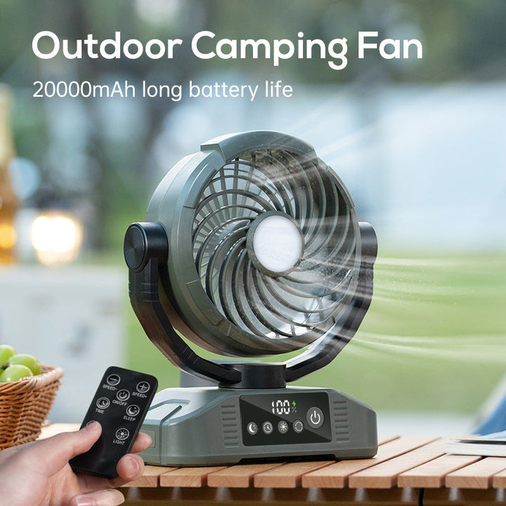 Ladies compact table fan with USB connection Kalsten