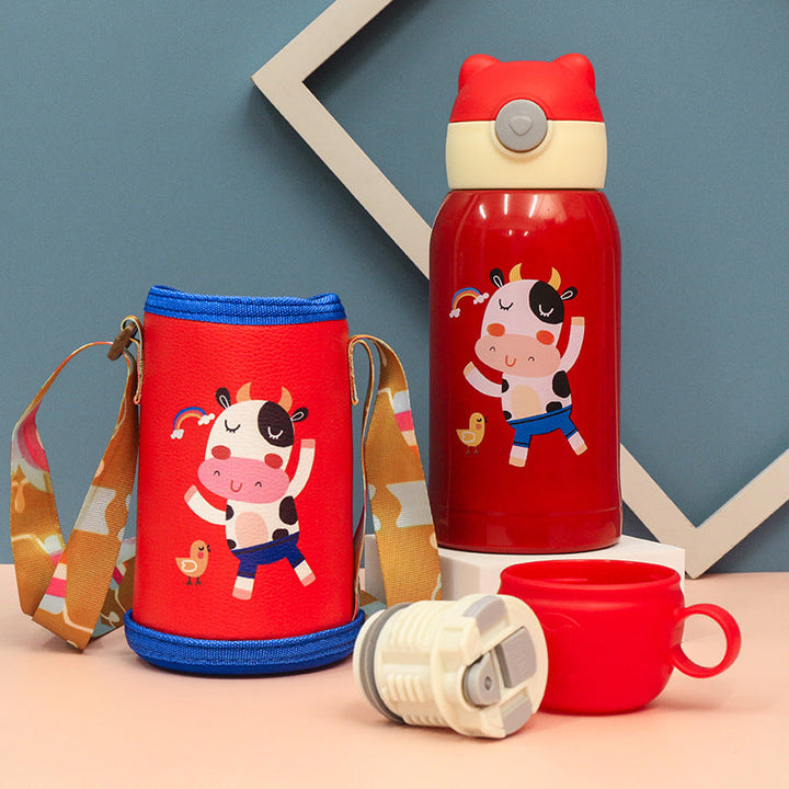 Women's Insulated Bottle with Fun Bunny Design Kalsten