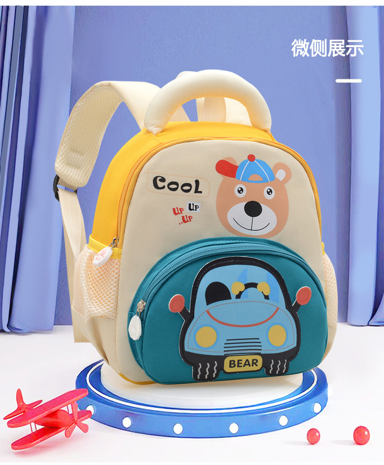 Children's Cartoon-Themed Mini School Backpack