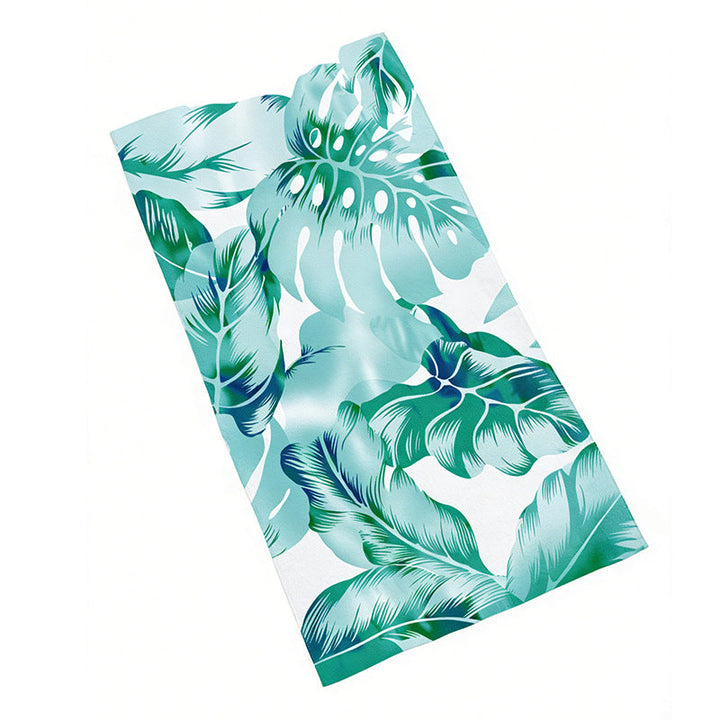 Beach towel with tropical flamingo design Kalsten