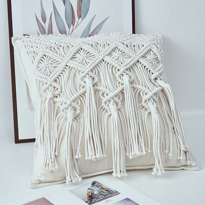 Decorative Macramé Cushion Cover