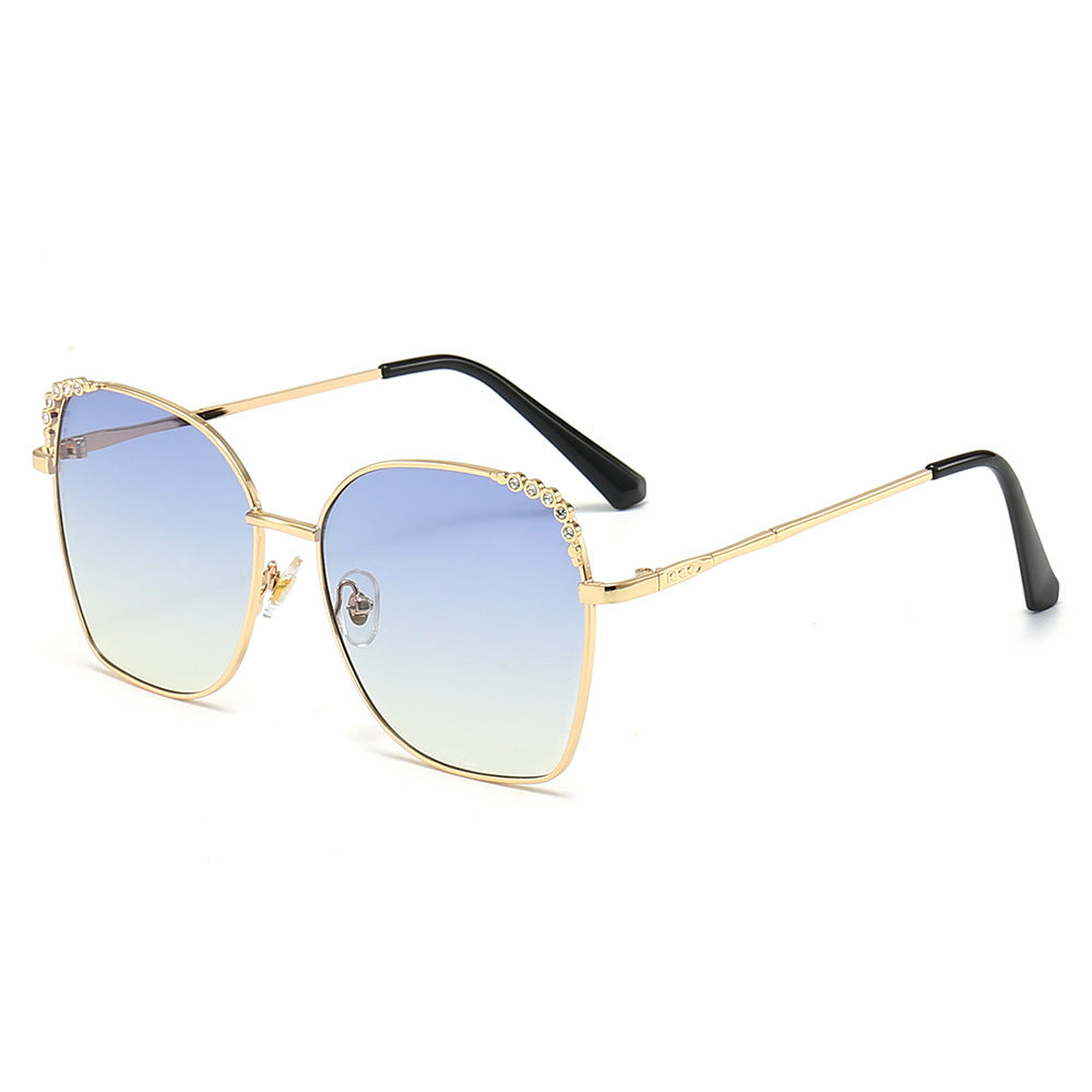Elegant Square Sunglasses with Sparkling Accents Kalsten