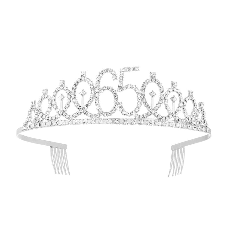 Women's Crystal-Embellished Tiara with Elegant Design Kalsten