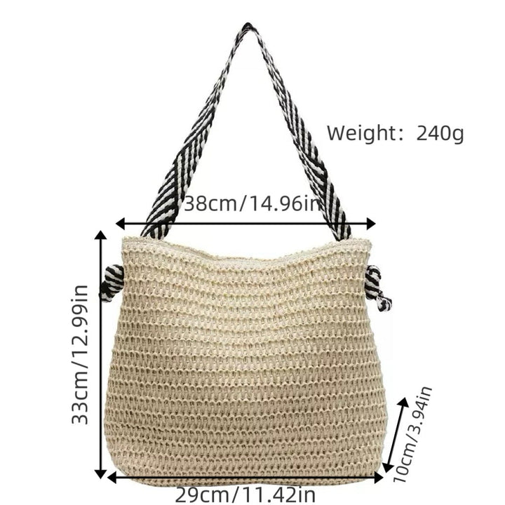 Large shopping bag with woven design Kalsten