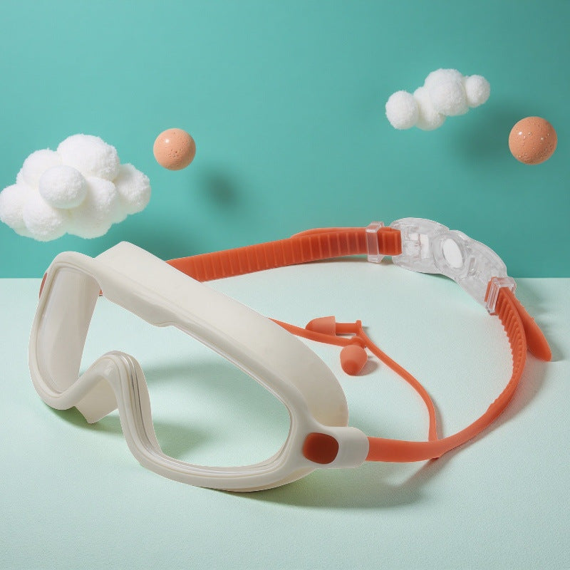 Waterproof swimming goggles with adjustable nose piece Kalsten