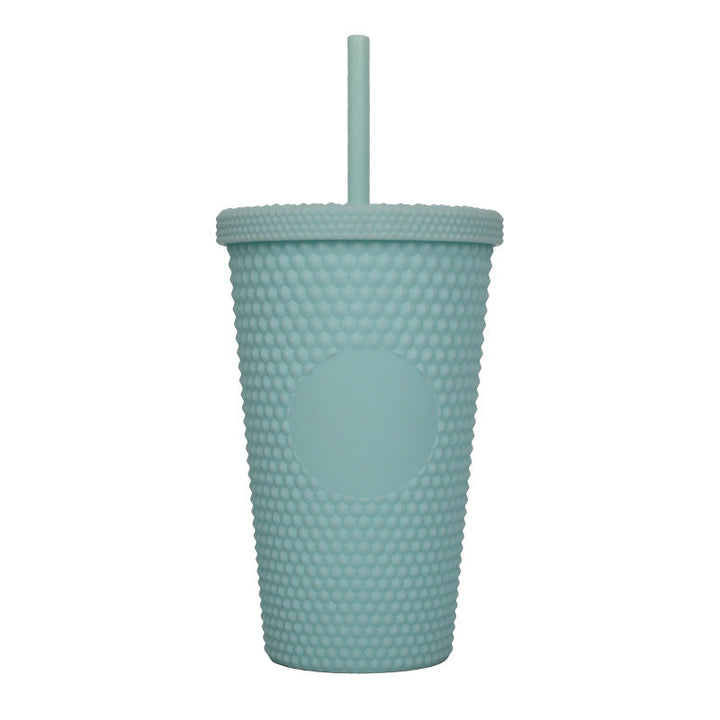 Unisex plastic drinking cup with textured design Kalsten