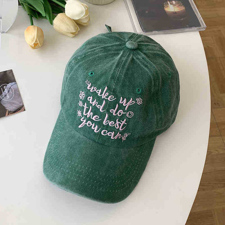 Women's Motivational Embroidered Cap Kalsten