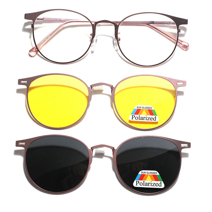Women's fashionable sunglasses with interchangeable lenses and polarized technology Kalsten