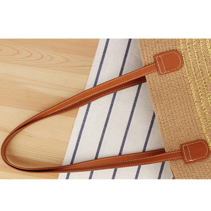 Beach bag with modern stripe design Kalsten