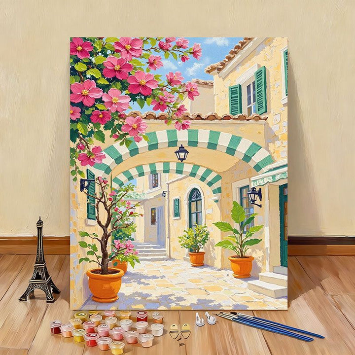 DIY Scenic Coastal Paint by Numbers Kit Kalsten