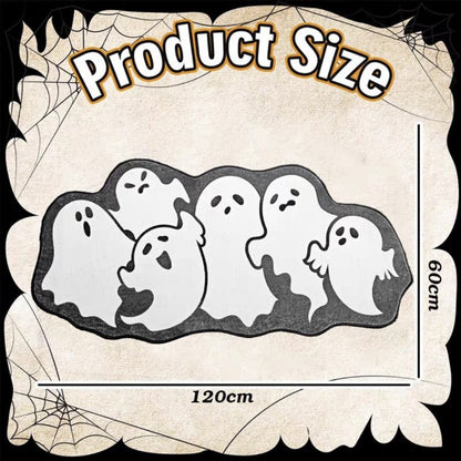 Cute Ghost-Shaped Bath Mat Acalora