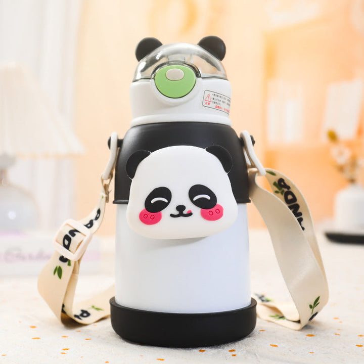 Ladies Insulated Water Bottle with Colorful Rabbit Design Kalsten