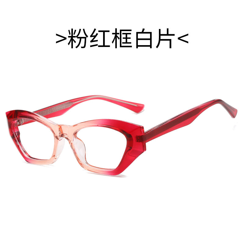Ladies Cat-Eye Sunglasses with Modern Transparent Accents Kalsten