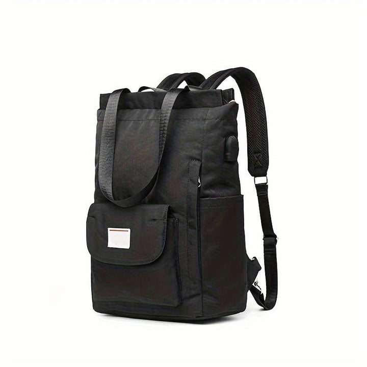 Unisex Multifunctional Backpack with Padded Laptop Compartment and Side Access Kalsten