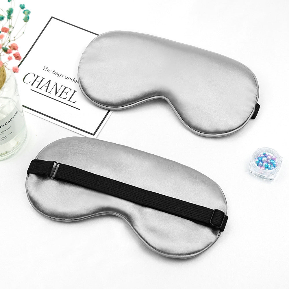 Unisex nan luxurious satin sleep mask with anatomical contour and adjustable elastic band Kalsten