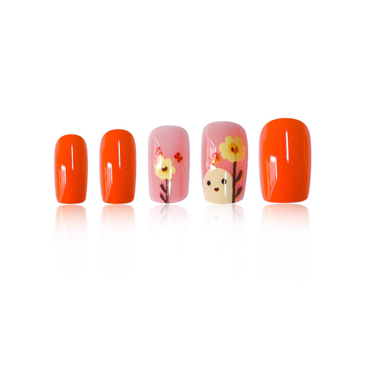 Artistic Floral Nail Art Kalsten