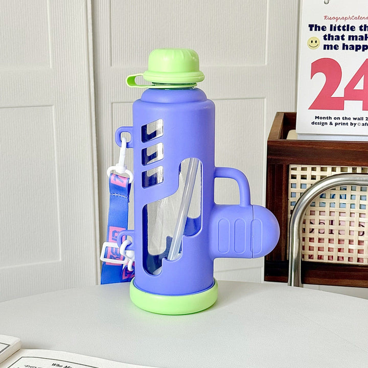 Women Trendy Water Bottle with Innovative Design and Practical Carry Handle Kalsten