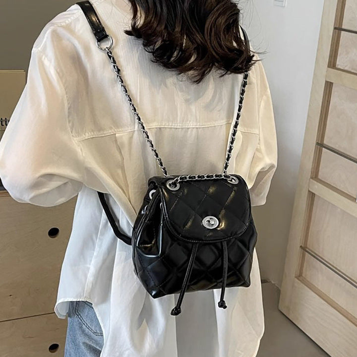 Stylish Quilted Mini Backpack Kalsten
