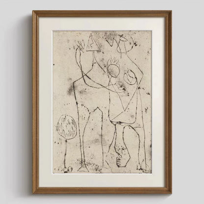 Abstract Line Art Framed Print