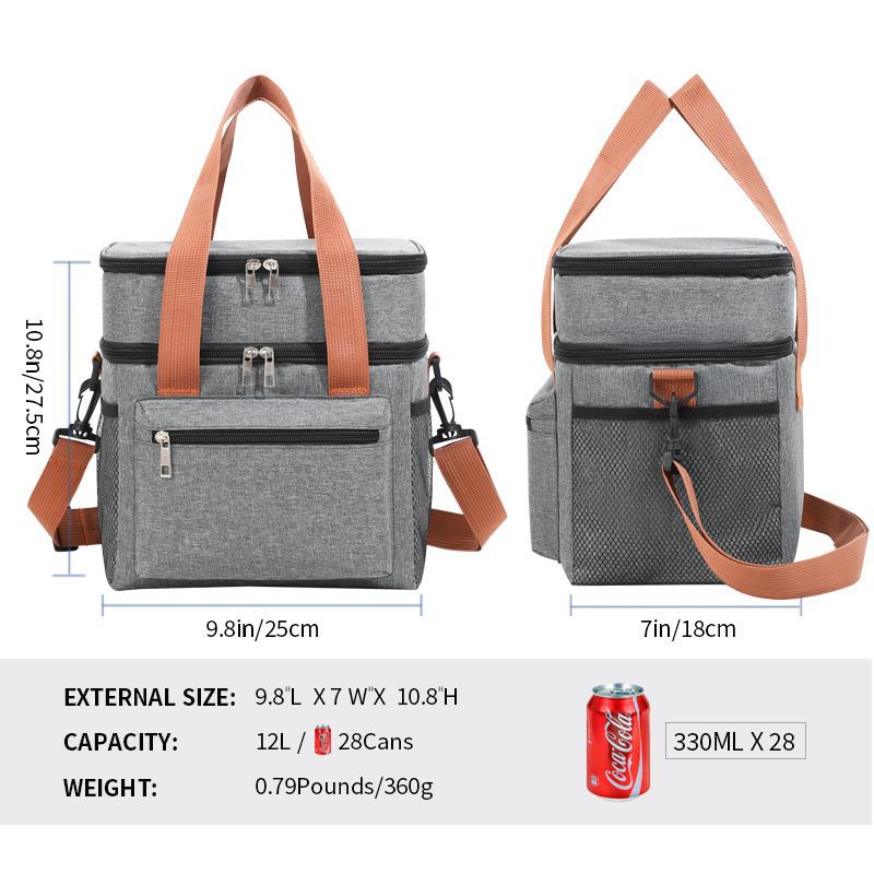 Women's Insulated Lunch and Cooler Bag with Versatile Compartments Kalsten