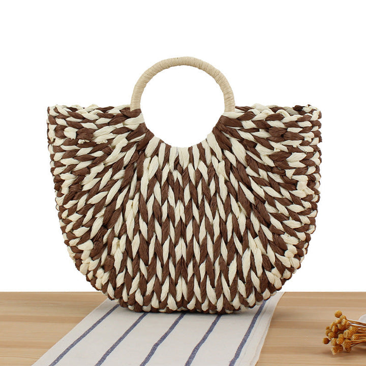 Wicker bag in modern design with artistic weaving Kalsten