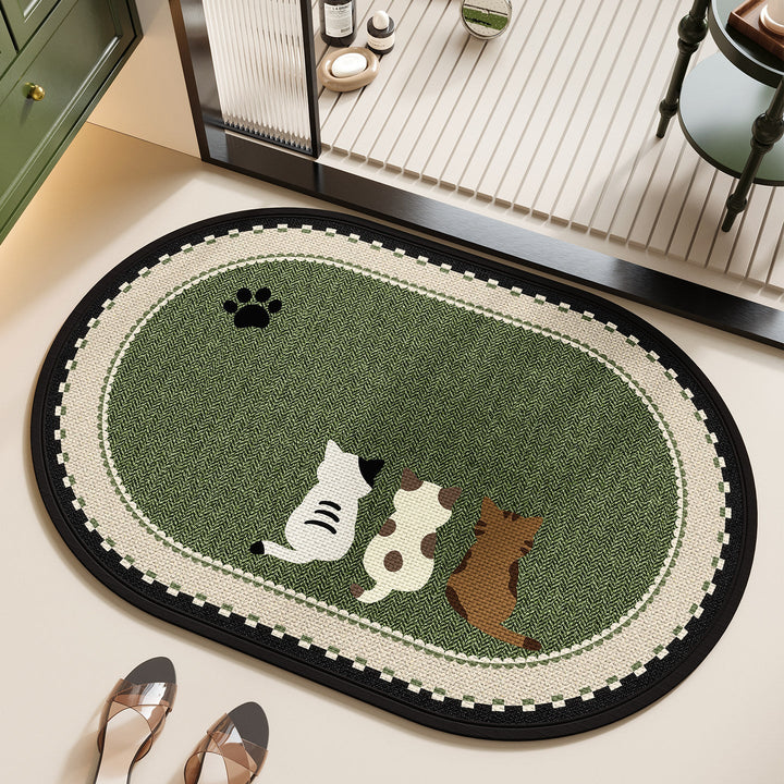 Pet-Themed Bath Mat Kalsten